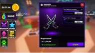 Complete quests to unlock the Dagger (Image via Roblox)